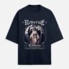 Reverse Angel Back Print Oversized T-Shirt