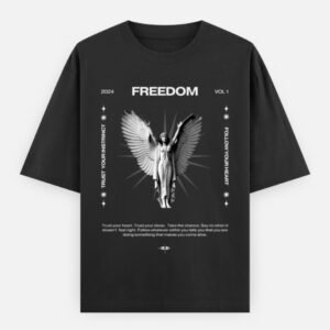 UrbanNova “Freedom Angel” Oversized T-Shirt