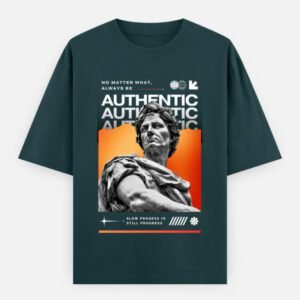 Authentic Statue Graphic Oversized T-Shirt