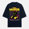 UrbanNova Trouble Maker Oversized T-Shirt bold graphic streetwear