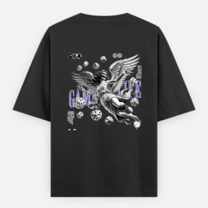 game of art oversized tshirt creative graphic urban streetwear