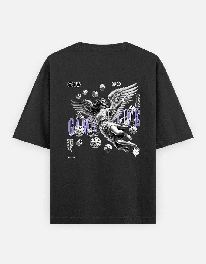 game of art oversized tshirt creative graphic urban streetwear