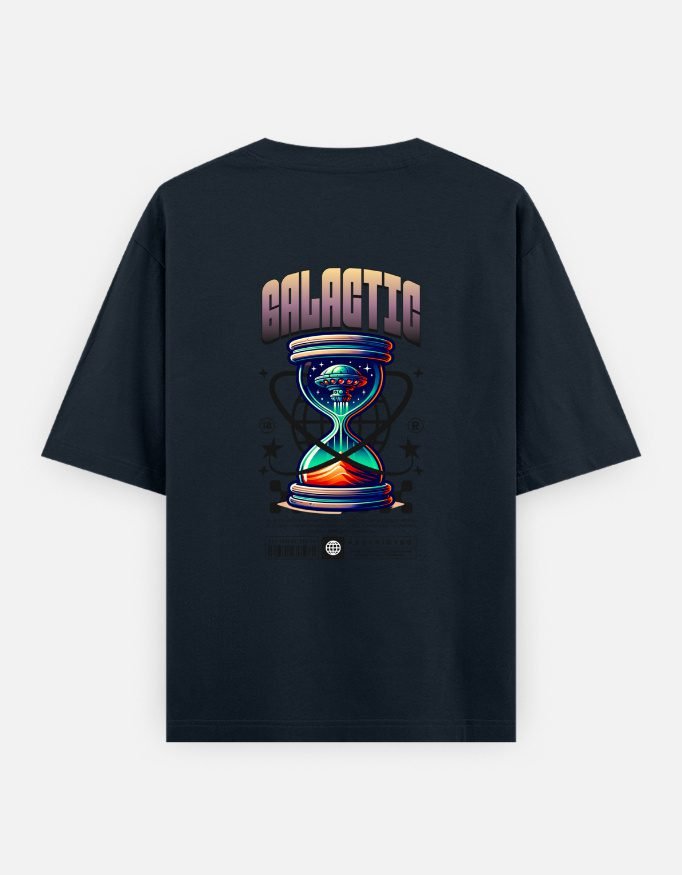 UrbanNova Galactic oversized t-shirt space graphic streetwear