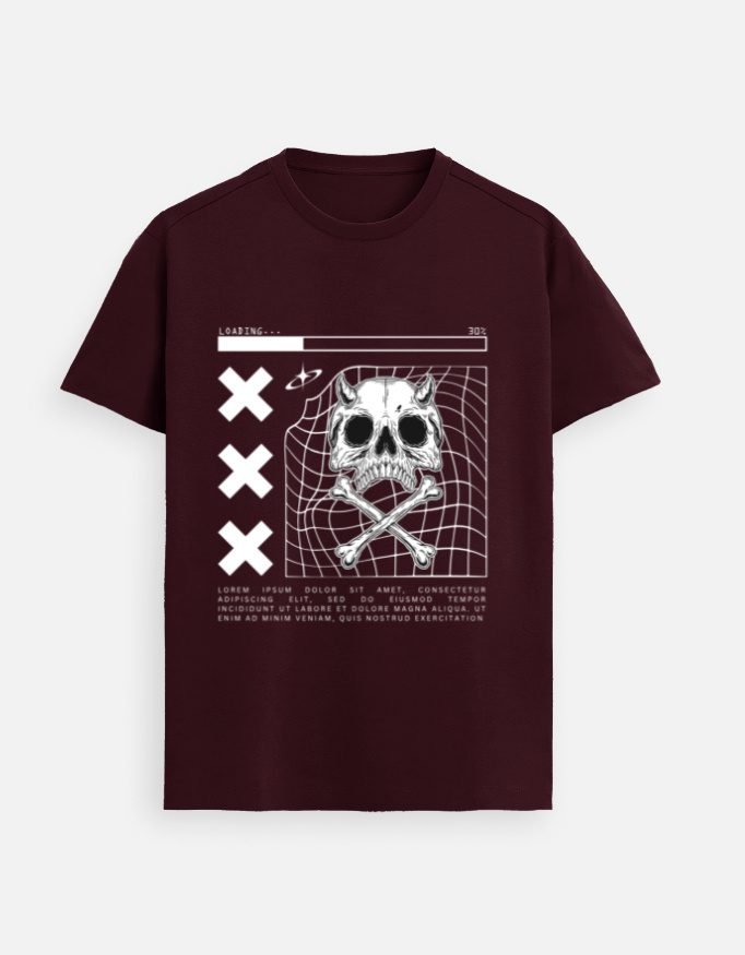 UrbanNova Void Skull T-Shirt dark skull graphic streetwear