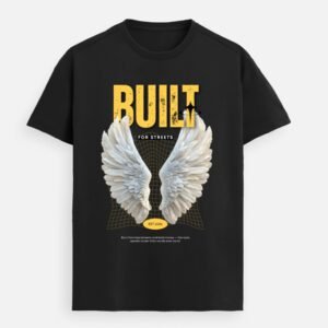 UrbanNova Built for Streets T-Shirt bold graphic streetwear design