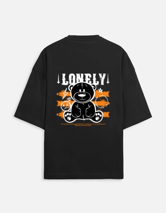 UrbanNova Lonely Oversized T-Shirt aesthetic graphic streetwear design