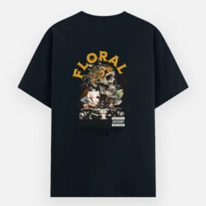 UrbanNova Floral regular t-shirt aesthetic flower graphic casual wear