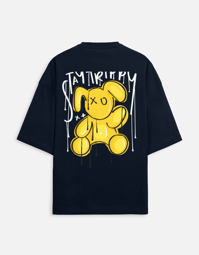 UrbanNova Stay Trippy Oversized T-Shirt funky cartoon graphic streetwear