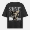 UrbanNova serenity oversized tshirt minimal aesthetic graphic tee