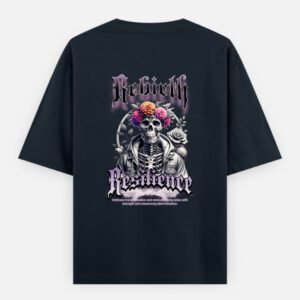 UrbanNova Rebirth Resilience oversized t-shirt motivational streetwear