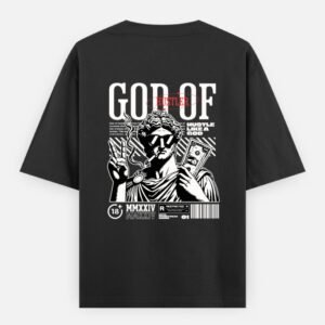 UrbanNova “God of Hustler” Oversized T-Shirt