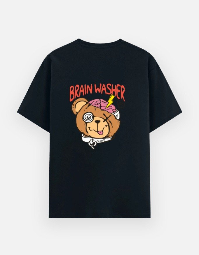UrbanNova brain washer graphic regular t-shirt