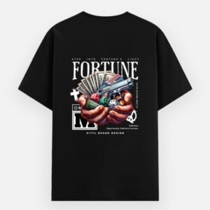 UrbanNova Fortune regular t-shirt graphic casual wear stylish tee