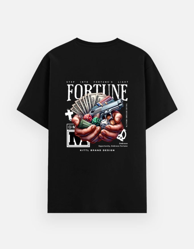 UrbanNova Fortune regular t-shirt graphic casual wear stylish tee