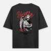 hustle more oversized tshirt motivational graphic streetwear india
